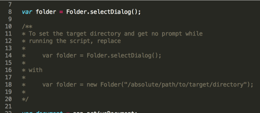 script instructions example